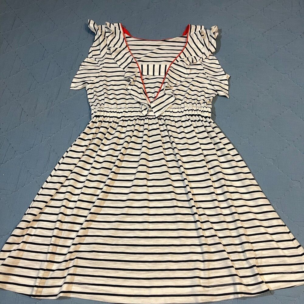 THML Striped Short Sleeve Dress Size Large